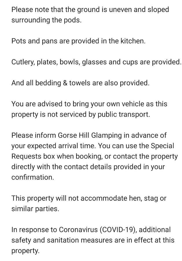Gorse Hill Glamping Hotel Newcastle  Bagian luar foto
